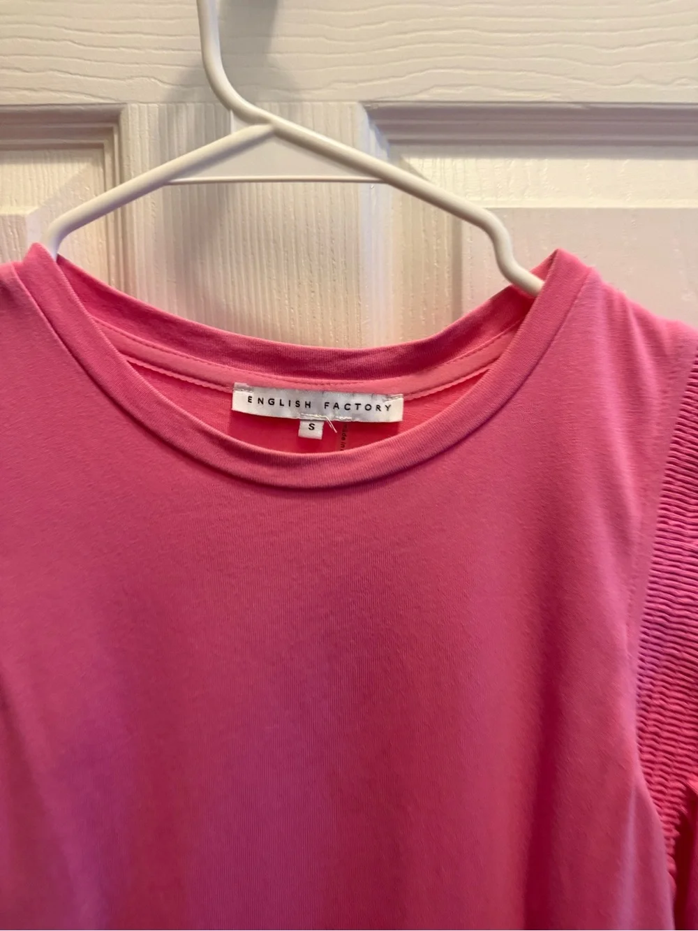 English Factory Hot Pink Crewneck Tee